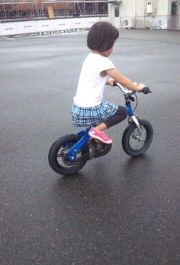 自転車　乗れちゃった！