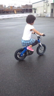 自転車　乗れちゃった！