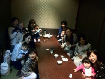 あかちゃんとランチ同窓会